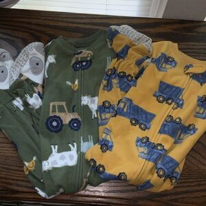 Kids Tractor and Truck Pajama Onzies